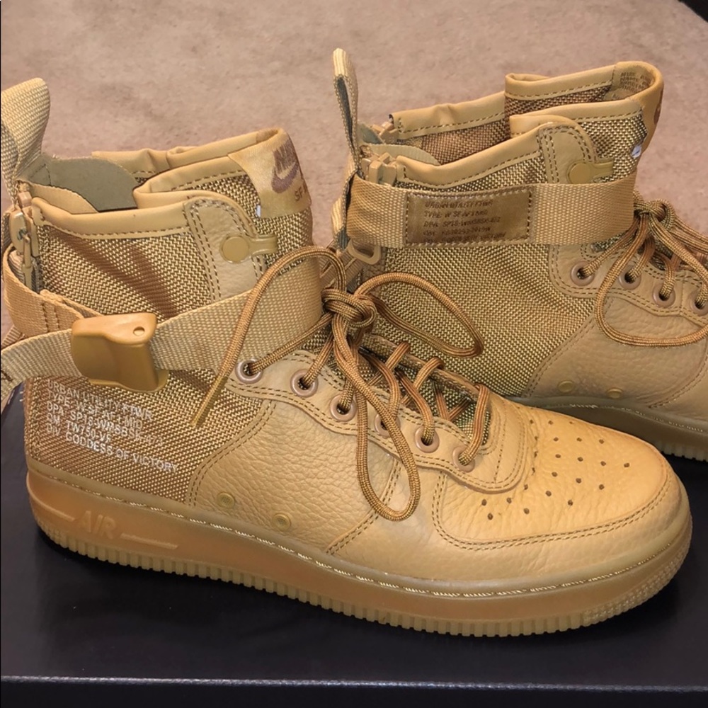 Nike Women’s Wheat Tan High-Top Sneakers